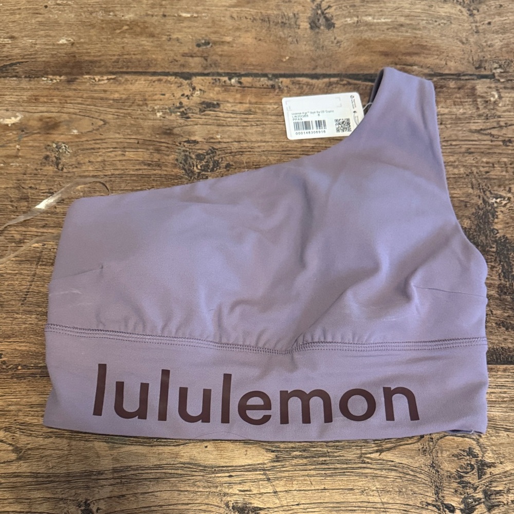 NWT Lululemon Lavender One-Shoulder Top size 6